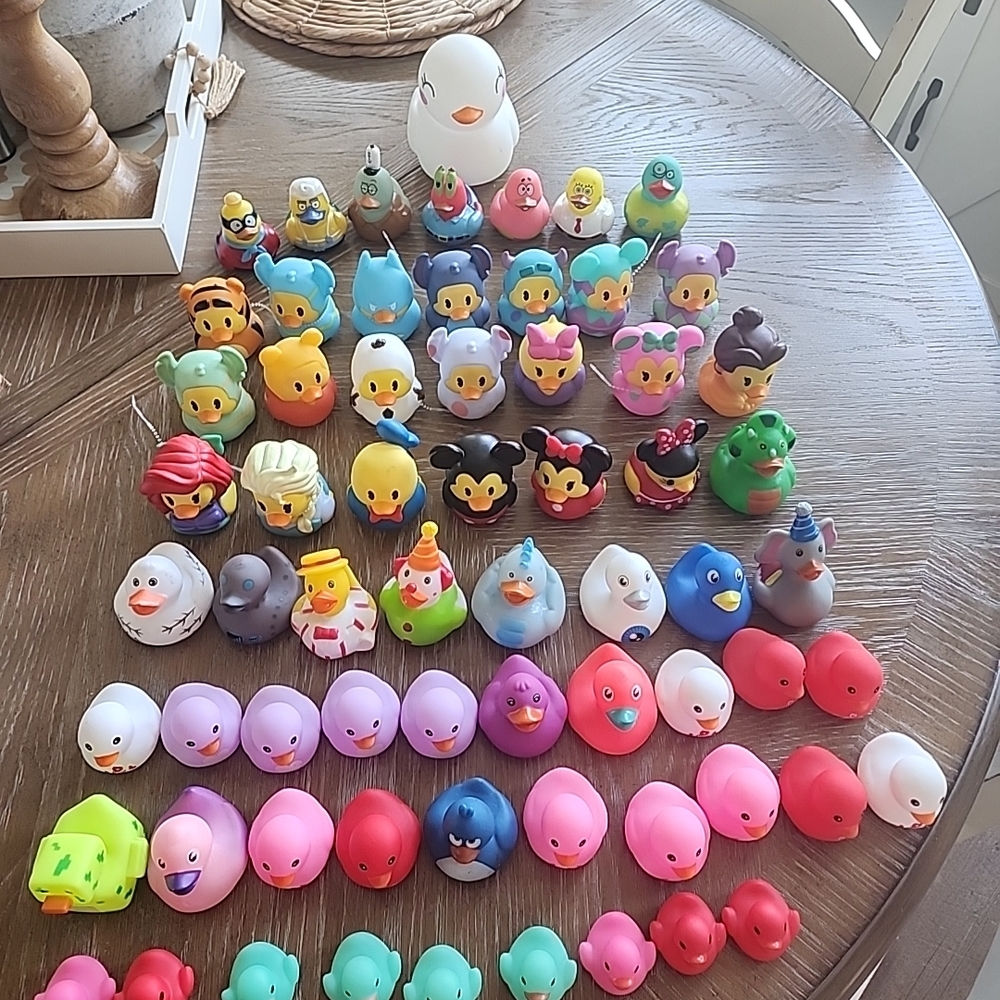 Assorted Rubber Duck Toy Set - Multi-Color Bath Toys